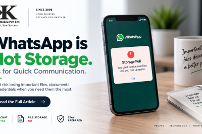 WhatsApp is Not Storage.It’s for Quick Communication.